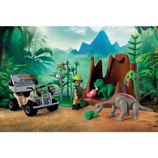 Playmobil Dinos L'antre Du Dinosaure 72069 58 pièces