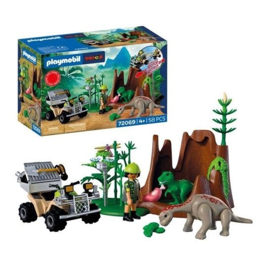 Playmobil Dinos L'antre Du Dinosaure 72069 58 pièces