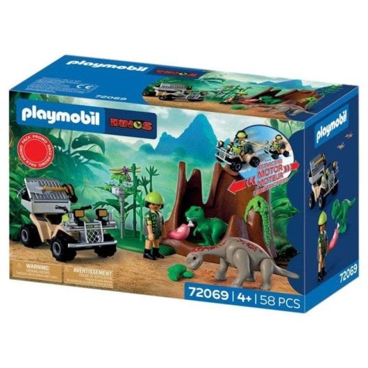 Playmobil Dinos L'antre Du Dinosaure 72069 58 pièces