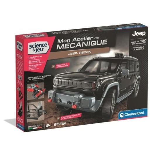 Clementoni Jeep Recon Kit Auto Elettrica Fuoristrada 200 pezzi