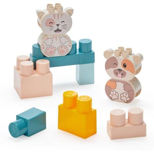 ECOIFFIER Rolly Briques Bb Abrick Set 40 Piezas Bloques Grandes