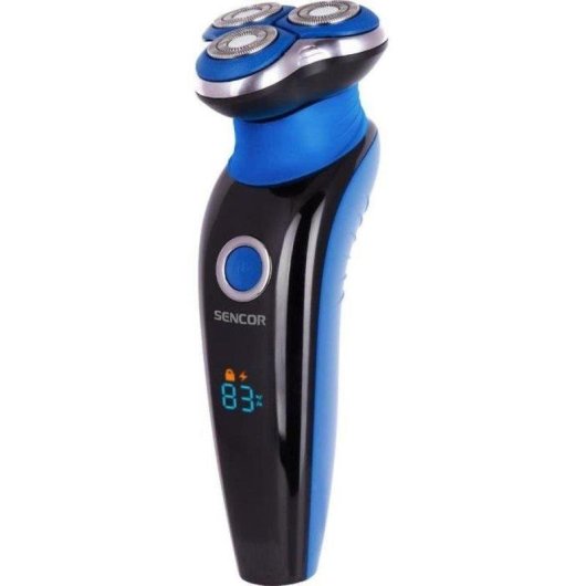 Rasoir Visage Sencor SMS 5520BL Sans Fil 60min Tondeuse Intégrée 3 Lames