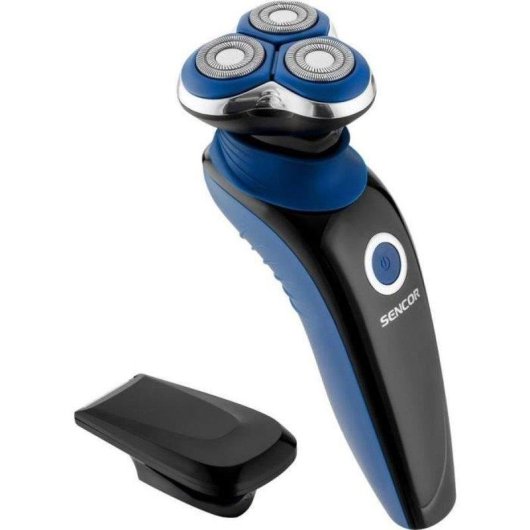 Rasoir Visage Sencor SMS 5520BL Sans Fil 60min Tondeuse Intégrée 3 Lames