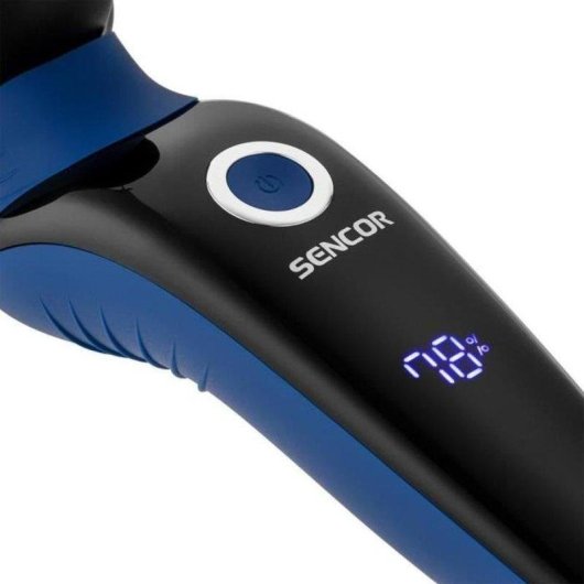 Rasoir Visage Sencor SMS 5520BL Sans Fil 60min Tondeuse Intégrée 3 Lames