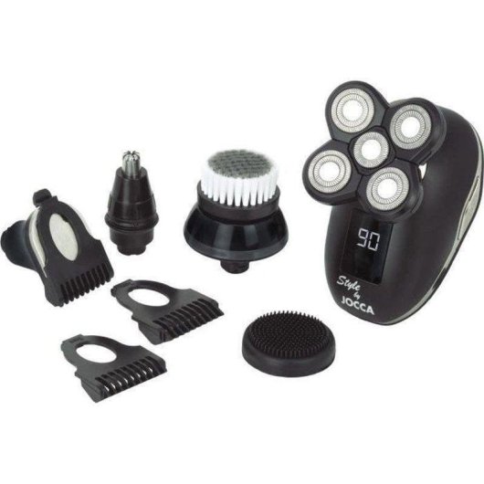 Afeitadora Facial Jocca 1602 Inalámbrica 60min Seco y Mojado 3 Ajustes 5 Cuchillas