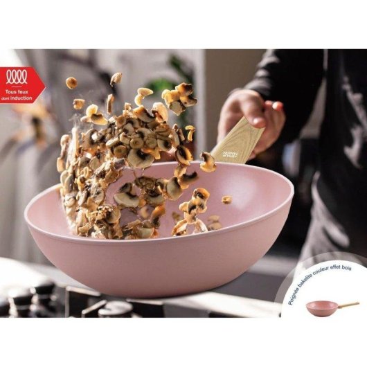 Wok Arthur Martin AM4944 28 cm Céramique Antiadhésive Aluminium Forgé Induction