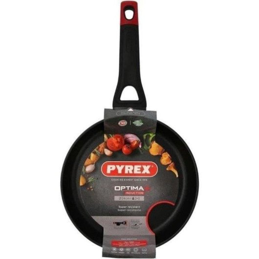 Sartén Pyrex Optima+ 24 cm Antiadherente Sans PFAS Alu Forgé