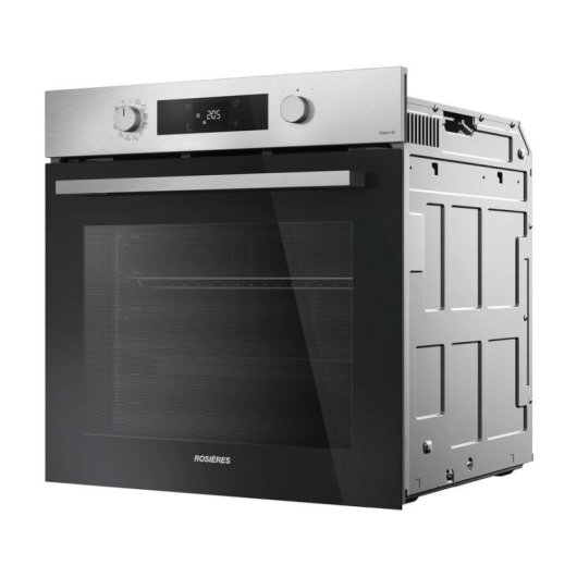 Horno Multifunción Rosieres RO6 C5AB3EYTX 78L 60cm Pirolítico/Hidrolítico A++ AirFryer WiFi Inox
