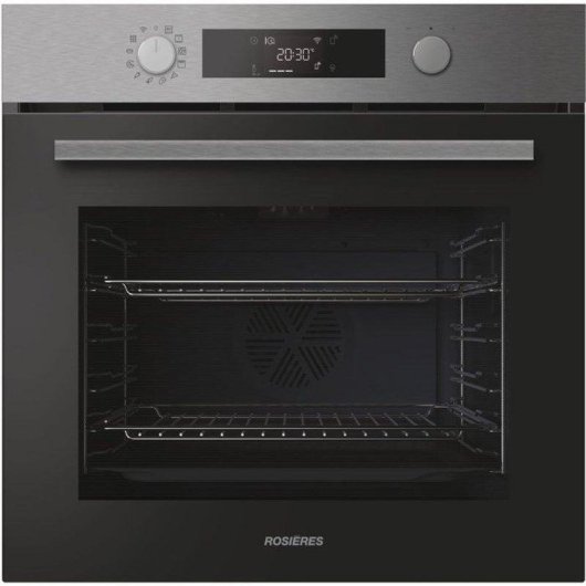 Horno Multifunción Rosieres RO6 C5AB3EYTX 78L 60cm Pirolítico/Hidrolítico A++ AirFryer WiFi Inox