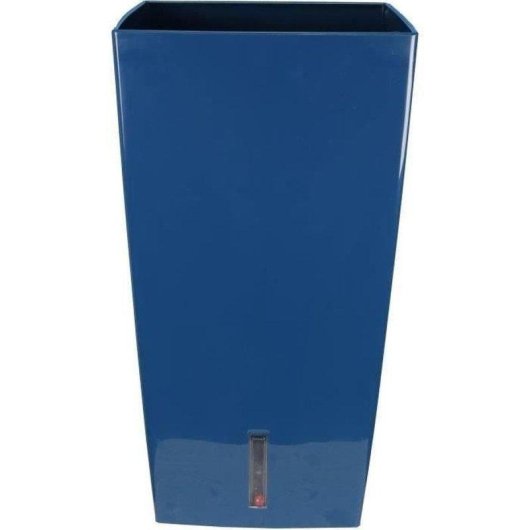 Quadratischer Blumenkasten Riviera Eva New 52x52 cm 31 L blau Polypropylen