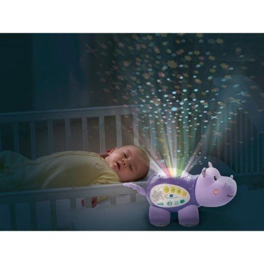 Projetor VTech Hippo Dodo Nuit Étoilée Peluche Multicolor Sensor Sonoro