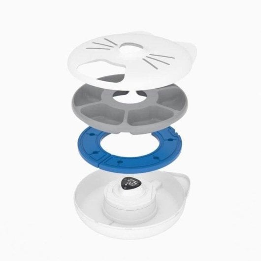 Catit Pixi Smart Distributore Automatico Gatto Display Táctil LCD Wi-Fi 6 Razioni