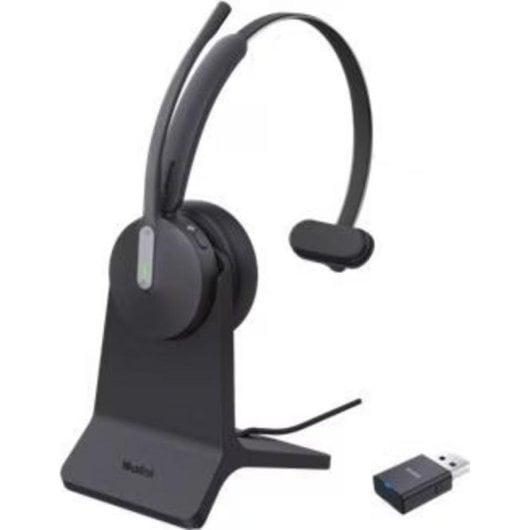 Casque Yealink WH64 sans fil Bluetooth et DECT pour bureau avec micro et station de charge