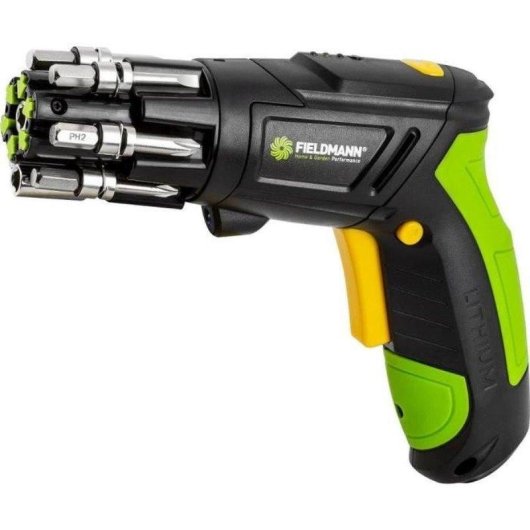 Set Atornillador Inalámbrico Fieldmann FDG 5018-108AR 108 Piezas 3,6 V Li-ion con Maletín