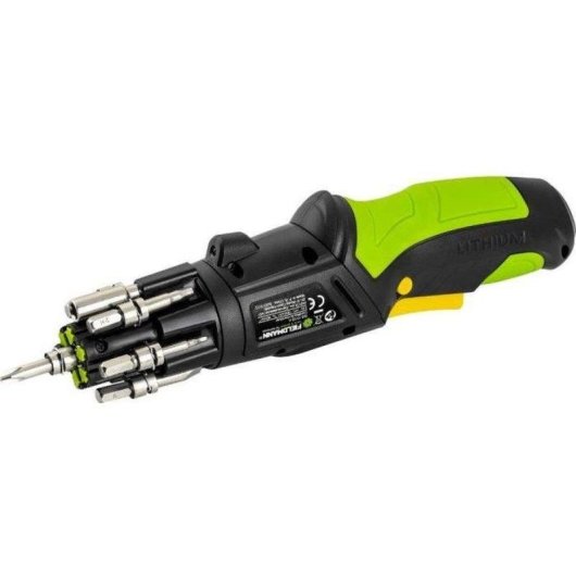 Set Atornillador Inalámbrico Fieldmann FDG 5018-108AR 108 Piezas 3,6 V Li-ion con Maletín