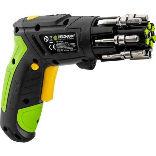 Set Atornillador Inalámbrico Fieldmann FDG 5018-108AR 108 Piezas 3,6 V Li-ion con Maletín