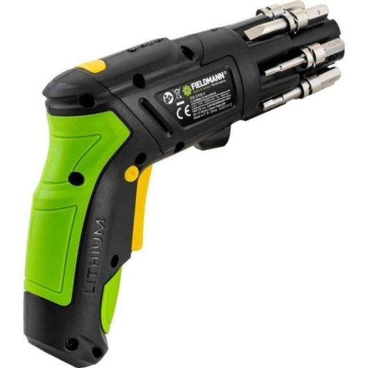 Set Atornillador Inalámbrico Fieldmann FDG 5018-108AR 108 Piezas 3,6 V Li-ion con Maletín