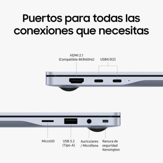 Portátil Samsung Galaxy Book4 Edge 15,6" Snapdragon X Elite 16GB 512GB SSD Gráficos Integrados Windows 11 Home