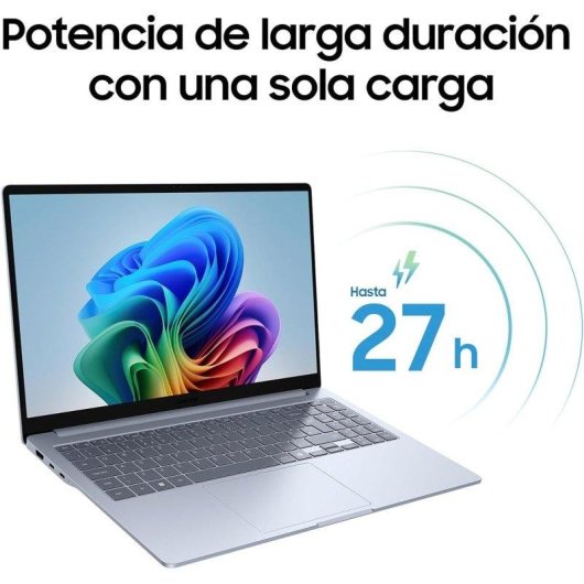 Portátil Samsung Galaxy Book4 Edge 15,6" Snapdragon X Elite 16GB 512GB SSD Gráficos Integrados Windows 11 Home