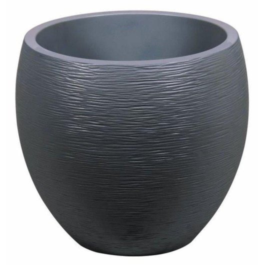 Pot rond EDA Graphit Ø50 cm 46 L Gris Anthracite Mate