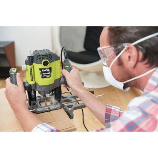 Fresadora de inmersión Ryobi RRT1600-K 1600 W velocidad variable SoftStart