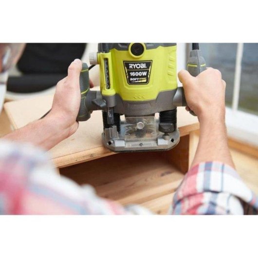Fresadora de inmersión Ryobi RRT1600-K 1600 W velocidad variable SoftStart