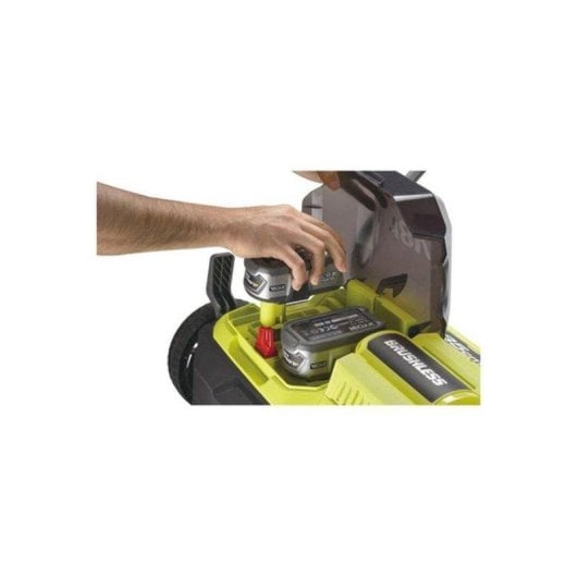 Escarificador Ryobi 36V Brushless 2-en-1 35 cm con 2 baterías ONE+ 18V 4.0 Ah