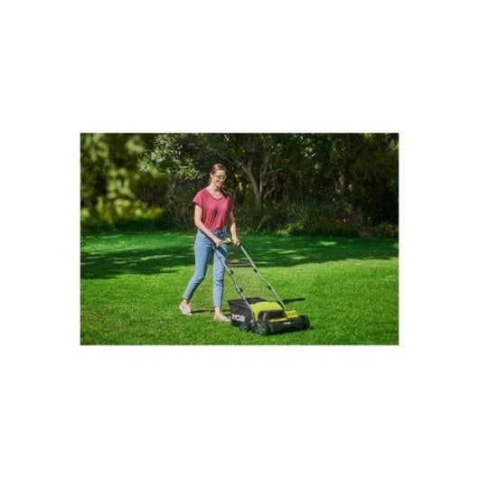 Escarificador Ryobi 36V Brushless 2-en-1 35 cm con 2 baterías ONE+ 18V 4.0 Ah