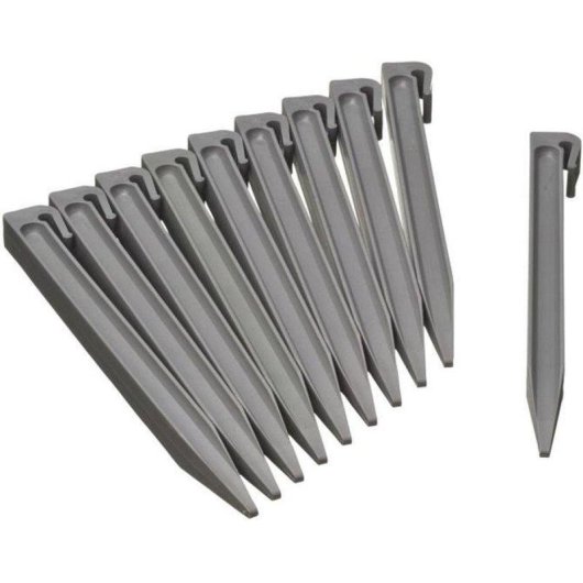 Piquet de Bordure Nature Pack 10 Recyclé Anti-UV Gris