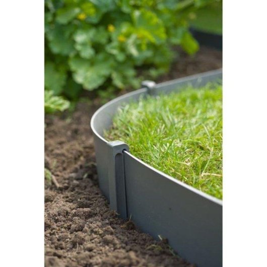 Piquet de Bordure Nature Pack 10 Recyclé Anti-UV Gris