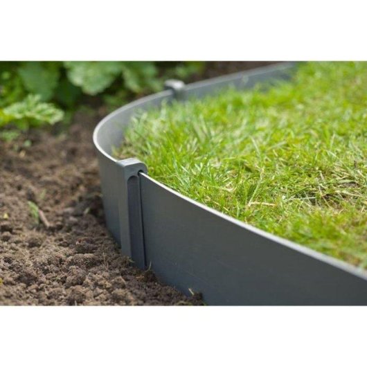 Piquet de Bordure Nature Pack 10 Recyclé Anti-UV Gris