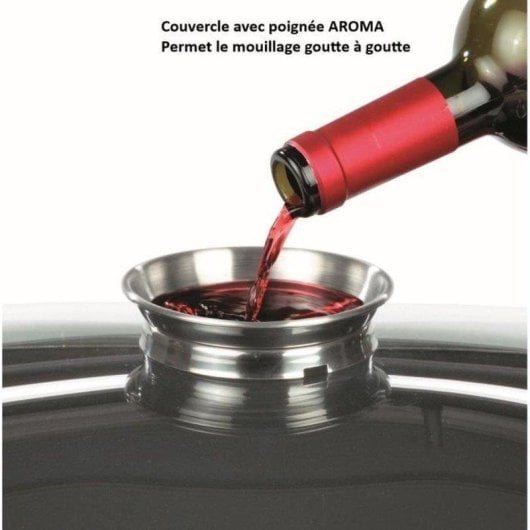 Set Wok GSW 5 Pièces Acier Fondu 32 cm Antiadhésif Sans PFOA Induction