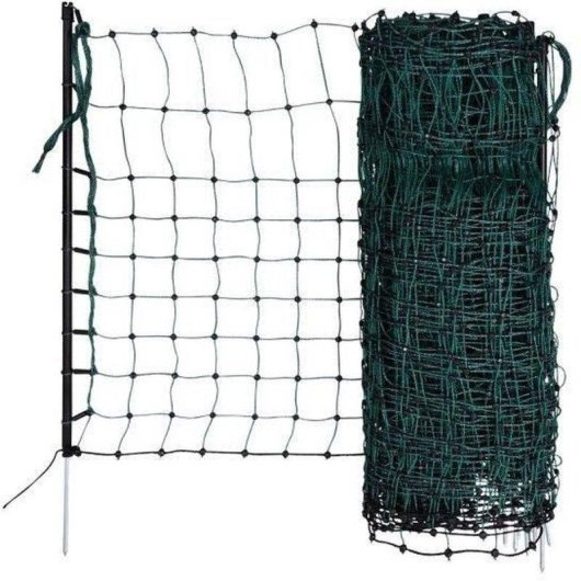 Filet Kerbl RabbitNet 25 m x 65 cm Vert pour Lapins et Animaux