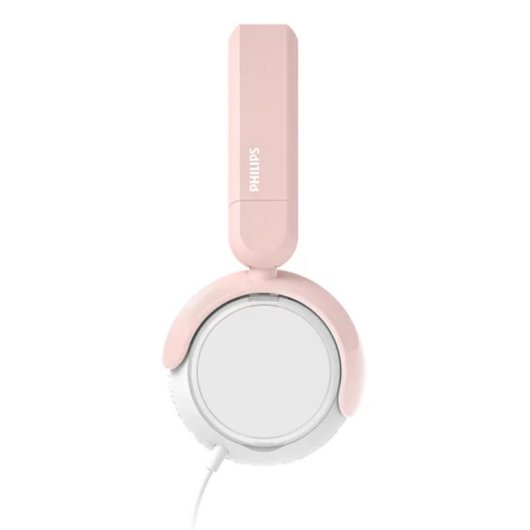Auriculares Philips TAK2000PK/00 com cabo, microfone integrado, design ajustável rosa