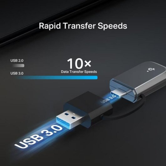 Adaptador Wi-Fi TP-Link Archer TBE400U Tri-Band Wi-Fi 7 6,30 Gbit/s USB 3.0
