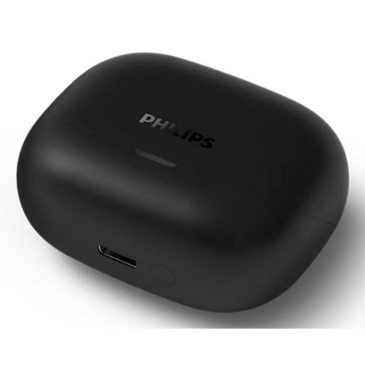 Auriculares Philips TAT3000BK/00 sem fios Bluetooth com Cancelamento híbrido de ruído, microfone, preto