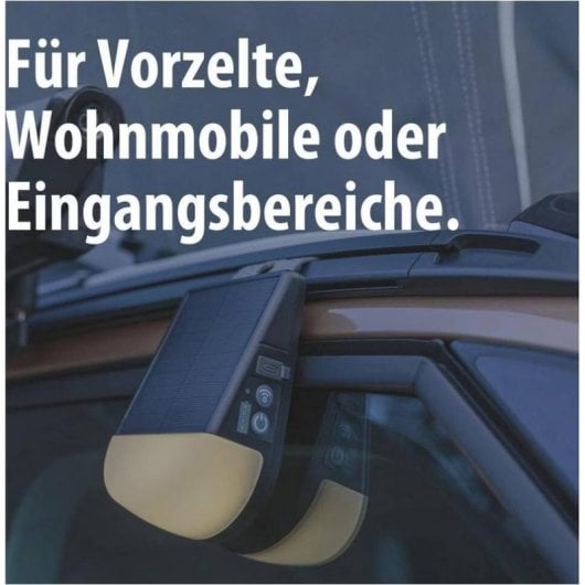 Lâmpada LED solar Brennenstuhl KL 300 AS 250 lm com sensor de movimento