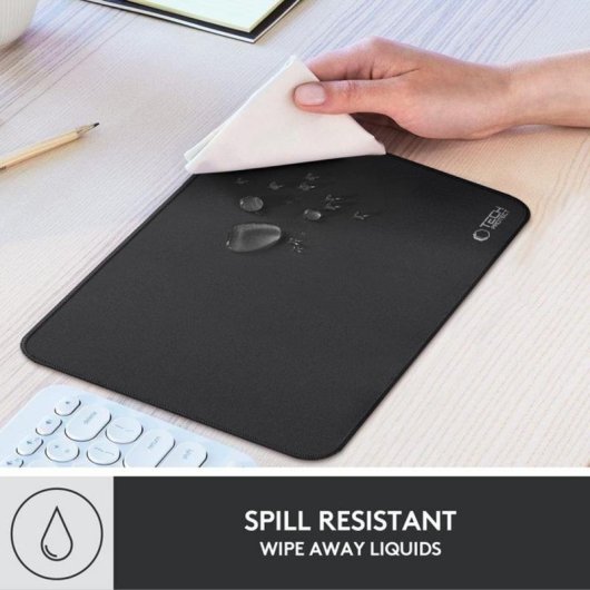 Mausmatte Tech-Protect A100 350 x 250 mm Schwarz
