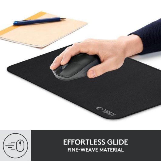 Mausmatte Tech-Protect A100 350 x 250 mm Schwarz
