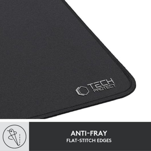Mausmatte Tech-Protect A100 350 x 250 mm Schwarz