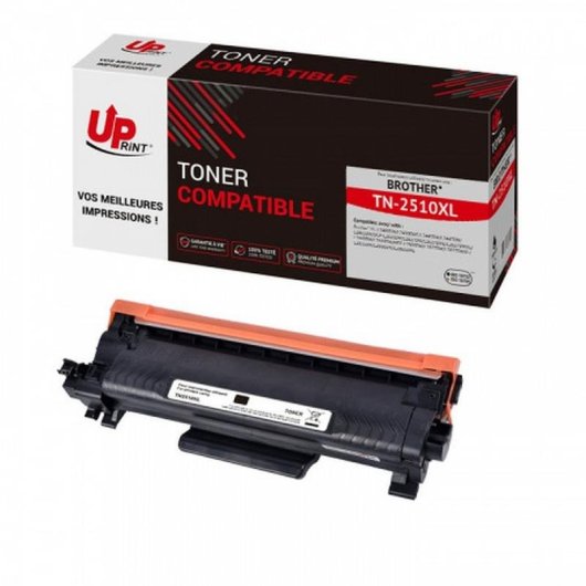 Cartouche de toner compatible Brother TN-2510XL Noir UPrint
