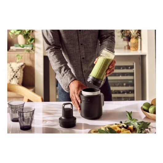 Frullatore da bicchiere portatile KitchenAid 5KSBR200BM 0,473 L Nero