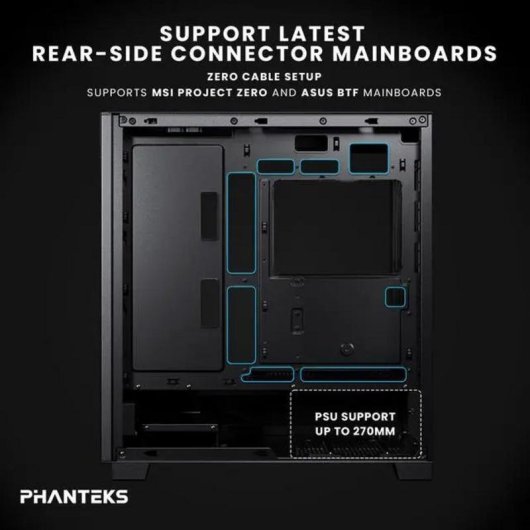 Case PC Phanteks XT Pro Silent Pannelli Solidi USB-C 3.2