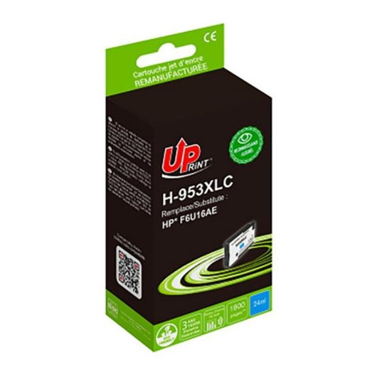 Cartouche d'encre compatible UPrint HP 953XL Cyan 24 ml 1800 pages