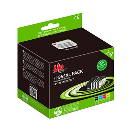 Cartouche d'encre UPrint H-953XL Pack 4 CMYK compatible HP 953XL