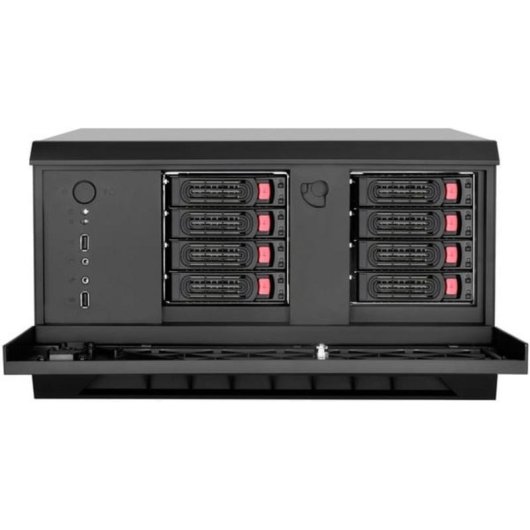 Rack-Gehäuse SilverStone CS381 v1.1 µATX 8 Hot-Swap-Bays USB 3.2 Gen 1