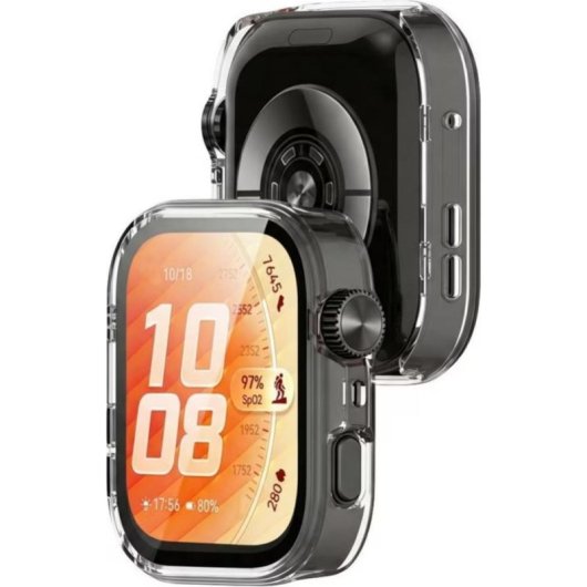 Custodia Tech-Protect Defense Trasparente 4Kom Huawei Watch Fit 5 Pro