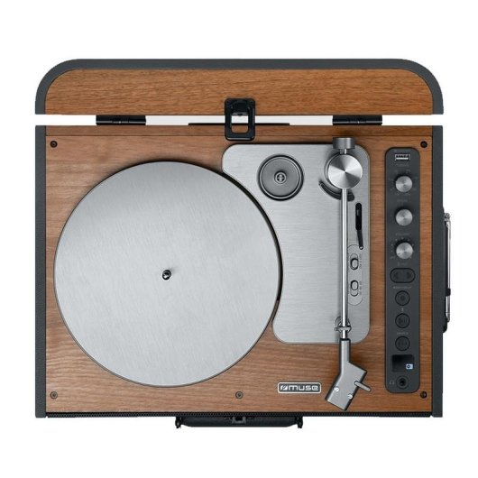 Tocadiscos Muse MT-208 AT Bluetooth 4.0 con Altavoces Integrados y USB