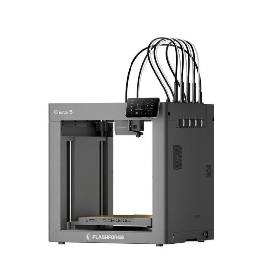 Impresora 3D Flashforge Creator 5 4 cabezales Wifi USB ventana visión