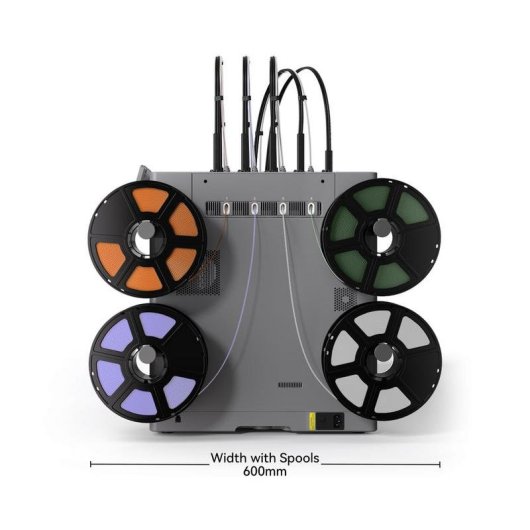 Impresora 3D Flashforge Creator 5 4 cabezales Wifi USB ventana visión